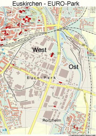 Straßenplan EURO-Park