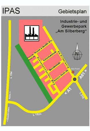 IPAS - Übersicht mit Straßennamen